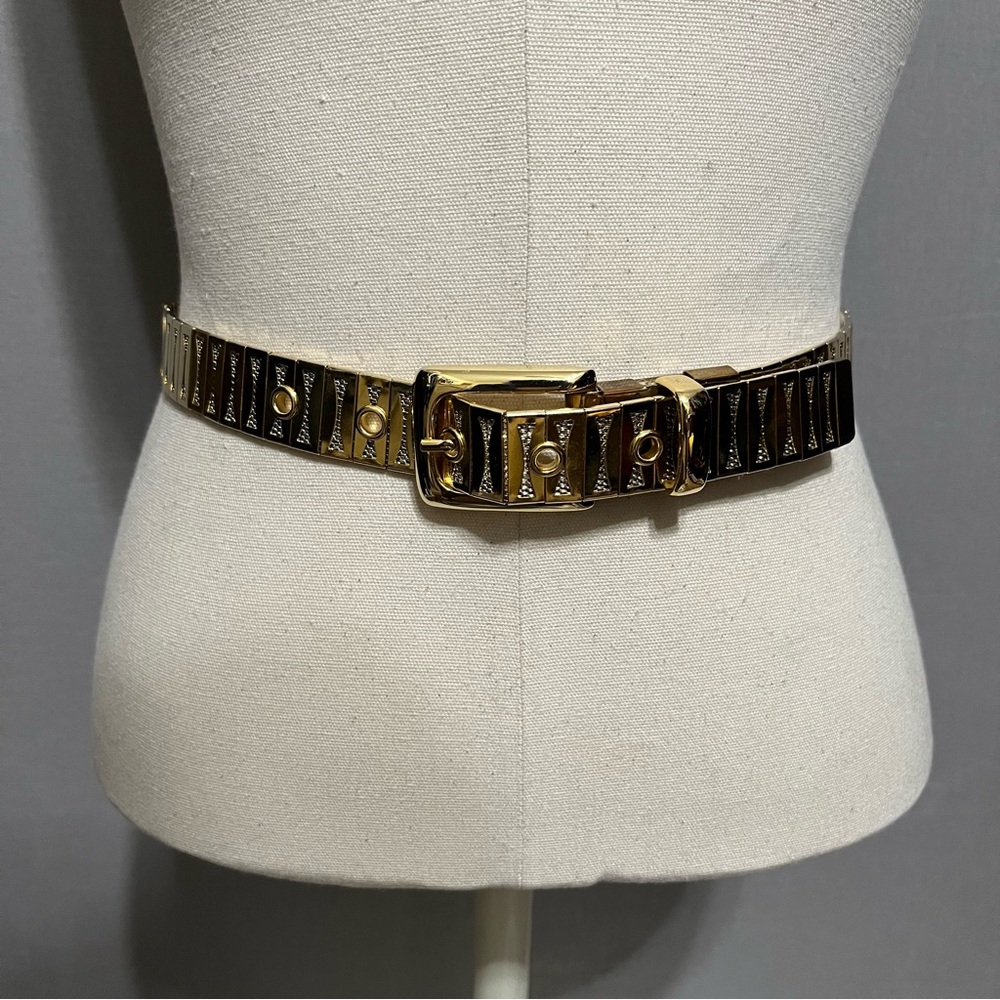 Metal Chain Gold Tone Belt Small/Medium - Picture 5 of 8
